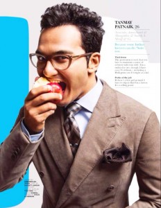 I haven&#39;t disconnected myself from the world of media altogether though. Last year I was featured and interviewed for the fashion magazine &#39;GQ&#39; . - tanmay-patnaik-232x300